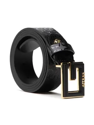 Guess, Fabric Belt, BW7505, Black, Women