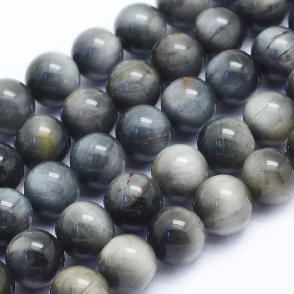 Natural Hawk's Eye Beads Strands
