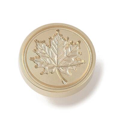 Golden Tone Wax Seal Brass Stamp Head