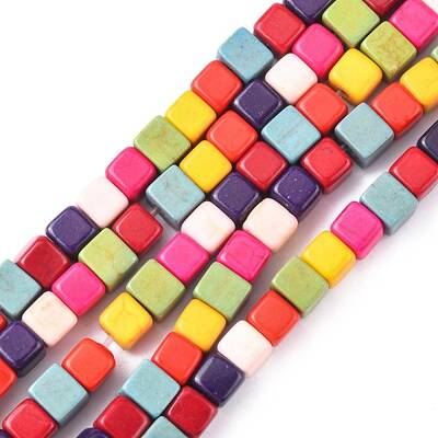 Synthetic Turquoise Beads Strands