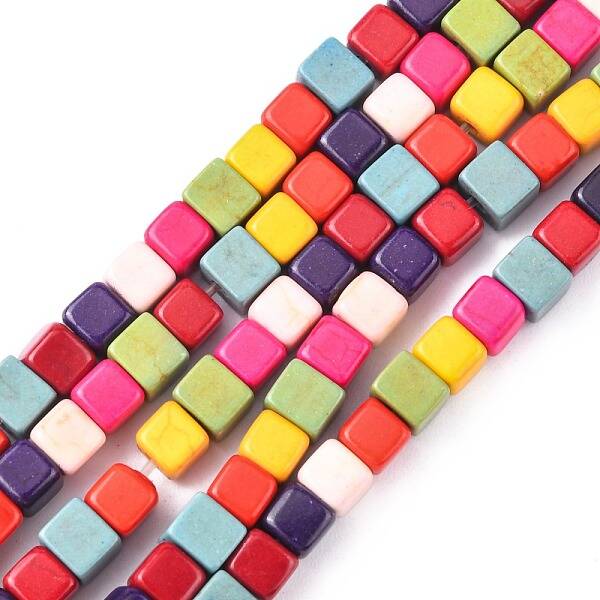 Synthetic Turquoise Beads Strands