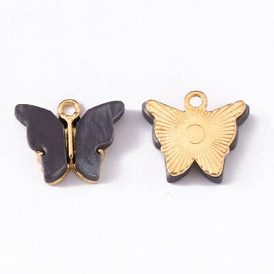 Alloy Acrylic Pendants