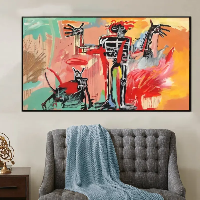 Urban Style Paintings On Canvas Neo Expressionism Painting Street Art Weird Artwork 30x46 Art Graffiti Style Wall Art | BOY A...