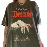 Bram Stoker's Original Dracula Shirt, Cotton Unisex T-Shirt, Crew Neck, Size S- 4XL, Menswear Top, Womenswear Top Underwear S...