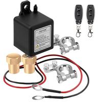 Remote Battery Disconnect Switch 12V Battery Kill Switch 200A Anti-Theft Isolator with Remote Control and Battery Negative Cu...