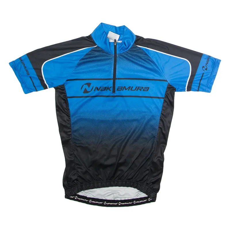 NAKAMURA Cycling Boys Jersey Black 1/4 Zip L
