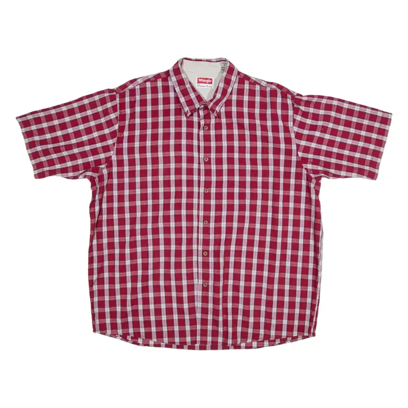 WRANGLER Premium Quality Mens Shirt Red Check XL