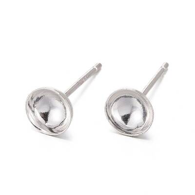 925 Sterling Silver Ear Stud Findings
