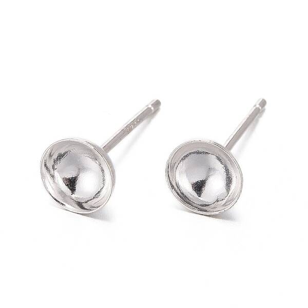 925 Sterling Silver Ear Stud Findings