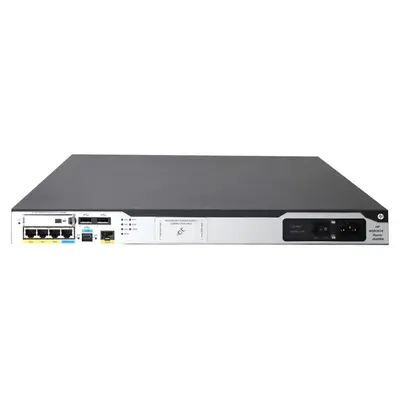 JG406A#B2C HP FlexNetwork MSR3024 3x 1000Base-T RJ-45 1x SFP Slot 2x HMIM and 4 SIC (or 2 DSIC) module slots 1x voice process...