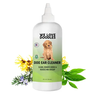 Dog Ear Cleaner | Ear Wash for Dogs | Made in USA | Natural | Clean Ear Drops | Prevents Infection, Itching & Odor | Puppy Ea...