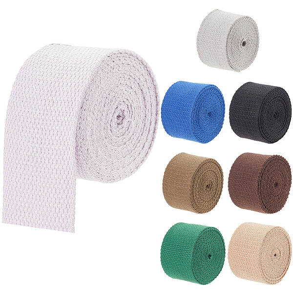 16 Yards 8 Colors Flat Polycotton Bands