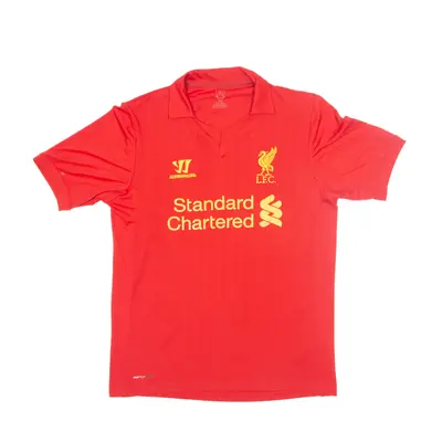 WARRIORS Liverpool FC Jersey Red V-Neck Short Sleeve Womens L