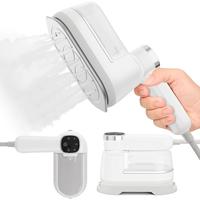 PLAYHOT Handheld Steamer for Clothes,10s Heat Up,1200W Steamer ＆ Iron 2 In 1,160ml Capacity Travel Size Garment Steamer,Lar...