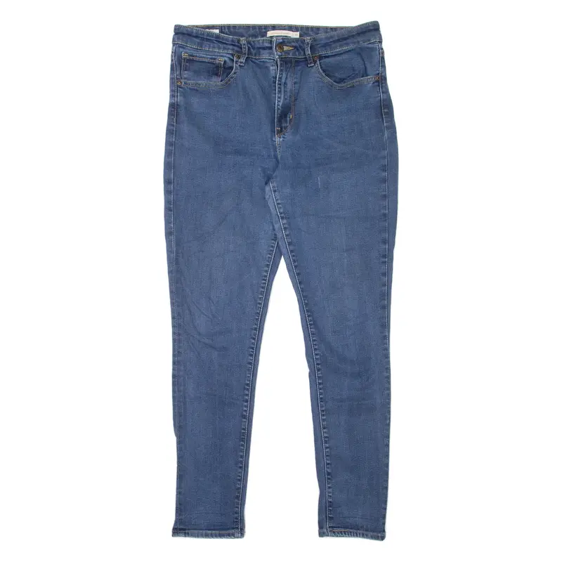 LEVI'S 721 High Rise BIG E Womens Jeans Blue Slim Skinny W30 L30