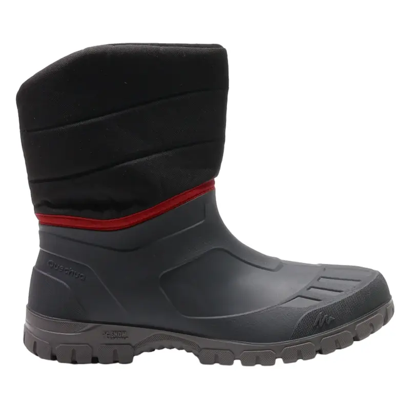 DECATHLON Snow Boots Grey Synthetic Mens UK 9.5
