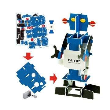100 Customized Puzzle Robot - Wind-up & DIY Assembly