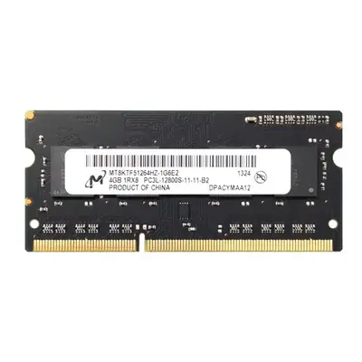 Micron MT8KTF51264HZ-1G6E2 | 4GB DDR3-1600MHz PC3-12800 Non-ECC Unbuffered SODIMM CL11 1Rx8 1.35V 204-Pin Memory Module