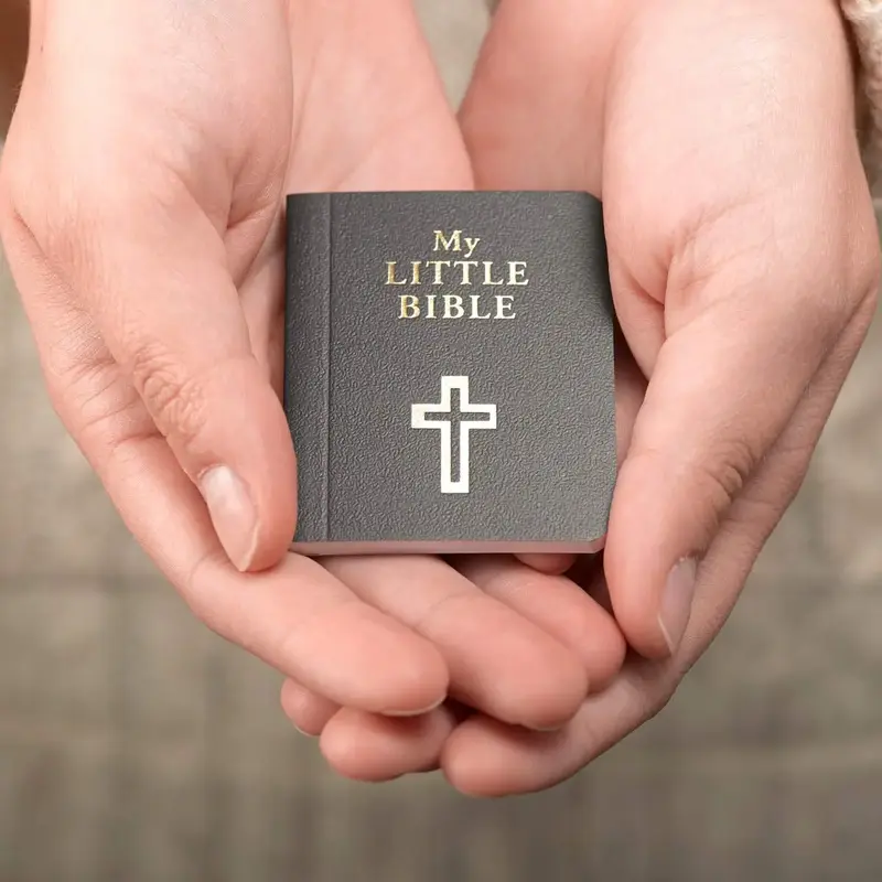 My Little Bible 2” Standard Edition - 6 Selections of Key Verses From Every Book, Tiny Palm-size OT NT , Classic 1769 KJV T...