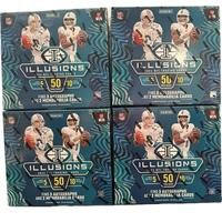 4X 2024 Panini Illusions Football Hobby 4 Box Pick Your Team Break #276