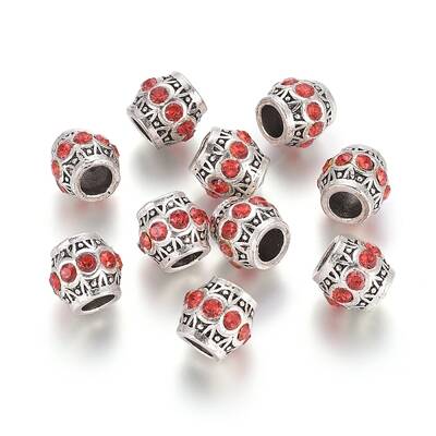 Tibetan Style Alloy European Beads
