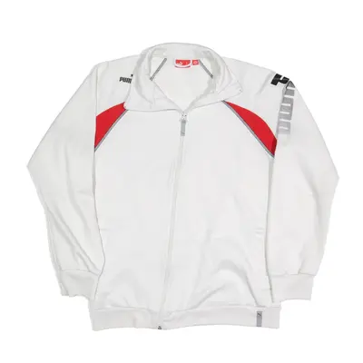 PUMA Track Jacket White Mens S