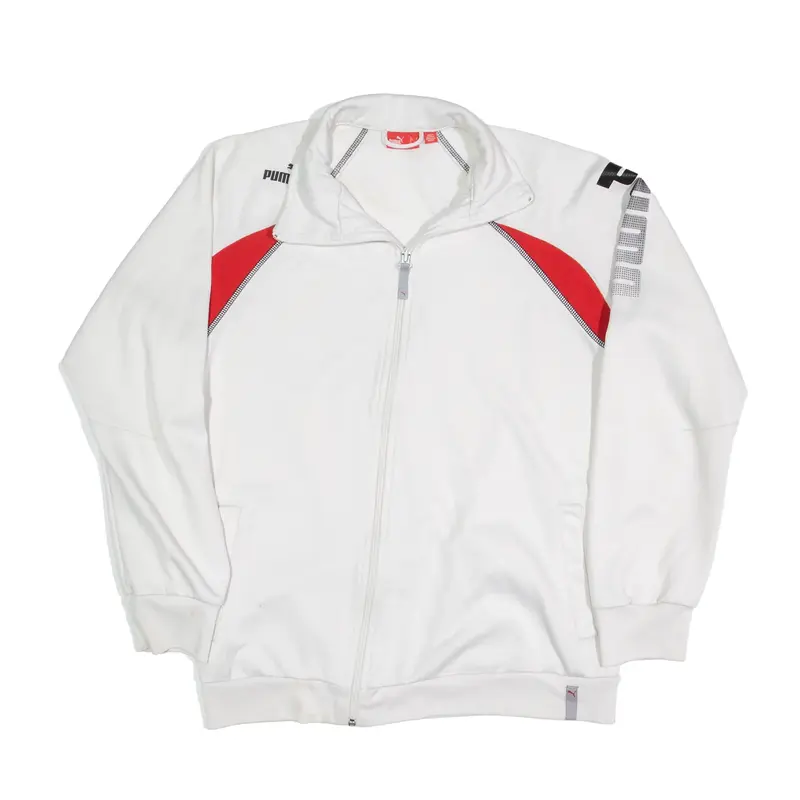 PUMA Track Jacket White Mens S