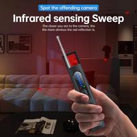 Hidden Camera Detectors ，GPS Tracker Detector with 5 Sensitivity Levels and Professional Modes for Office, Hotels, Bathroom...