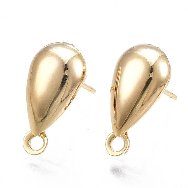 Brass Stud Earring Findings