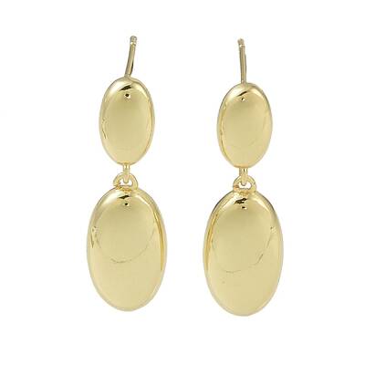 Rack Plating Brass Stud Earrings