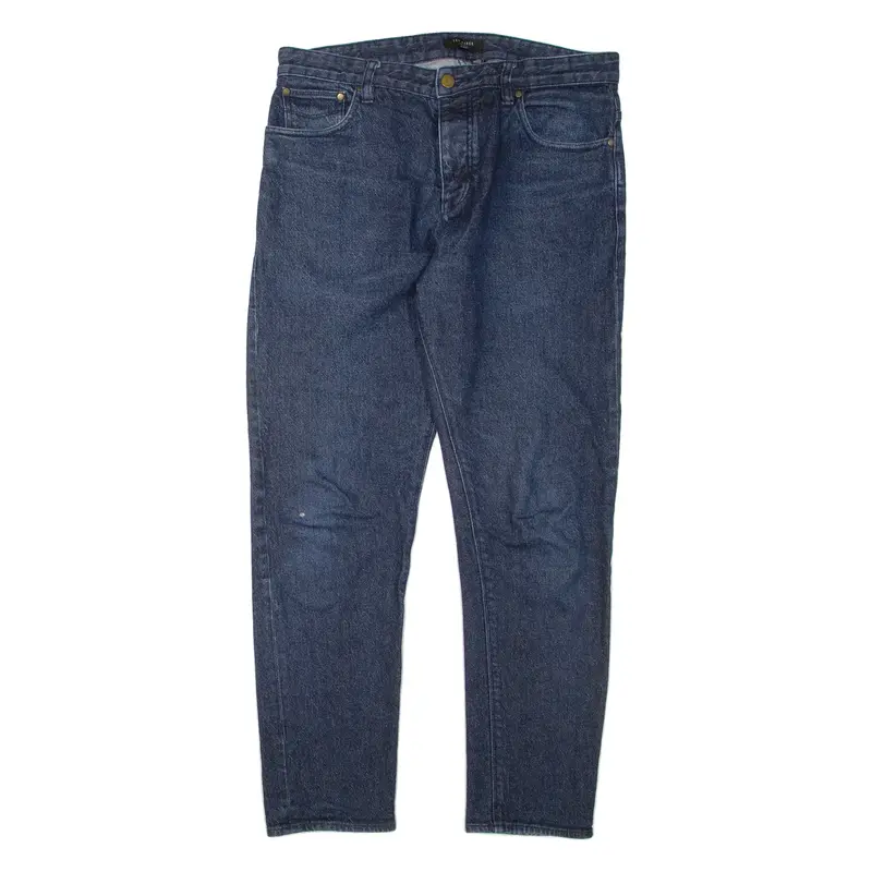 TED BAKER Mens Jeans Blue Regular Tapered W32 L32