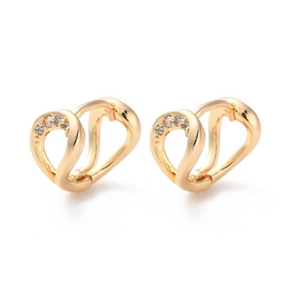 Rack Plating Brass Hoop Earrings