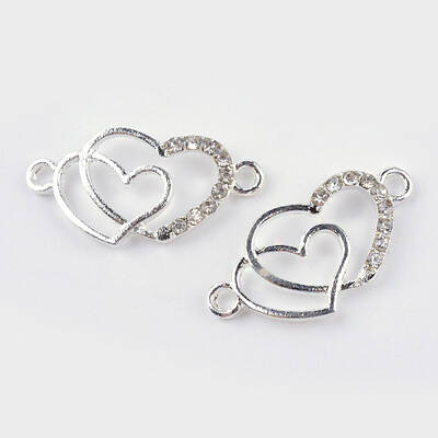 Alloy Rhinestone Links connectors