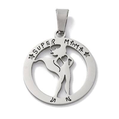 Mother's Day 201 Stainless Steel Pendants
