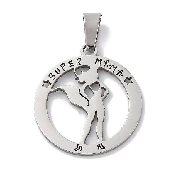 Mother's Day 201 Stainless Steel Pendants