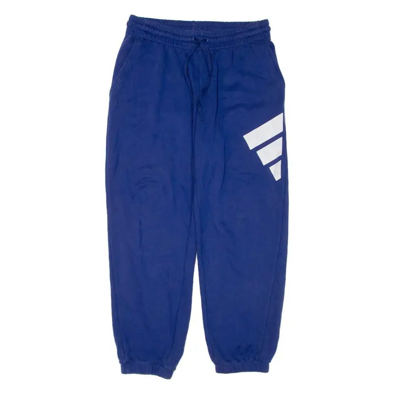 ADIDAS Prime Green Mens Joggers Blue Tapered L W32 L28