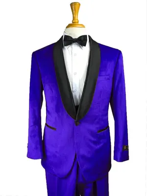 Royal Blue Groomsmen Suits