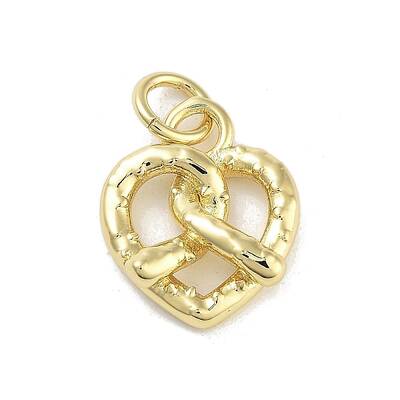 Rack Plating Heart Brass Pendants