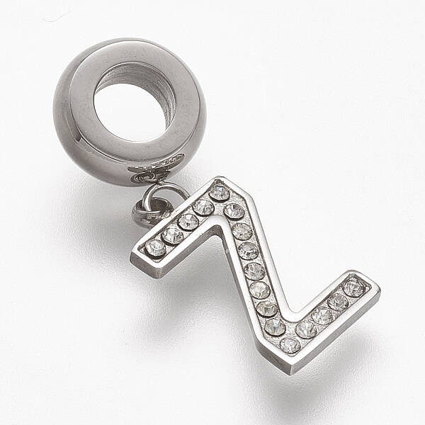 304 Stainless Steel European Dangle Charms