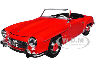 1955 Mercedes-Benz 190 SL Red NEX Models Series 1/24 Diecast Model Car by Welly