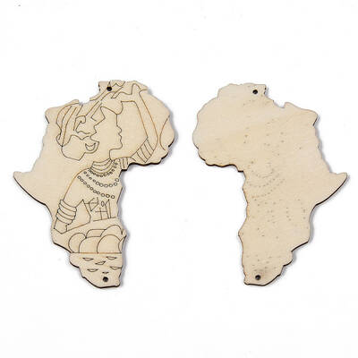 Undyed Natural Wooden  Links Connectors