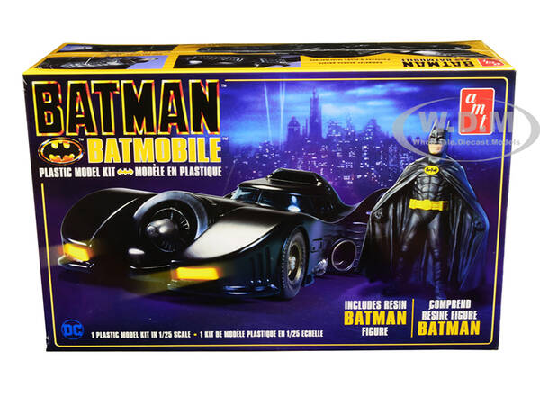 Skill 2 Model Kit Batmobile with Resin Batman Figurine \