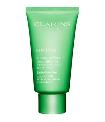 Clarins SOS Pure Balancing Clay Mask for Combination or Oily Skin 75ml