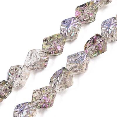 Electroplate Glass Beads Strands
