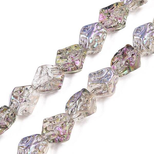 Electroplate Glass Beads Strands