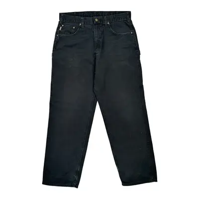 Carhartt Carpenter Jeans - 36W 33L Black Cotton