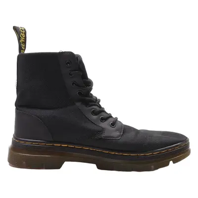 DR MARTENS COMBS Lace-Up Boots Black Canvas Mens UK 8