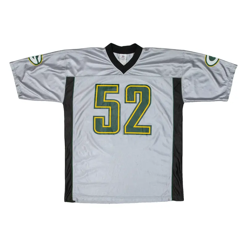 NFL Green Bay Packers Matthews Mens Jersey Silver USA V-Neck XL