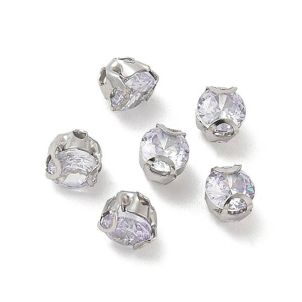 Round Stainless Steel Prong Settings