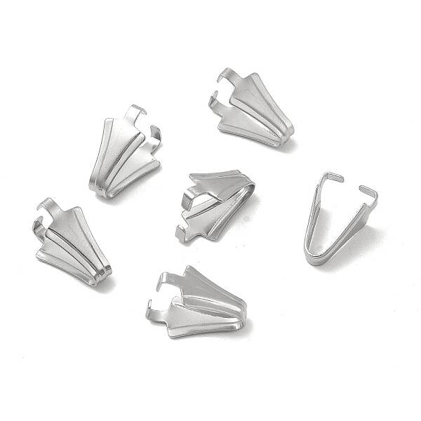 Non-Tarnish 304 Stainless Steel Snap on Bails